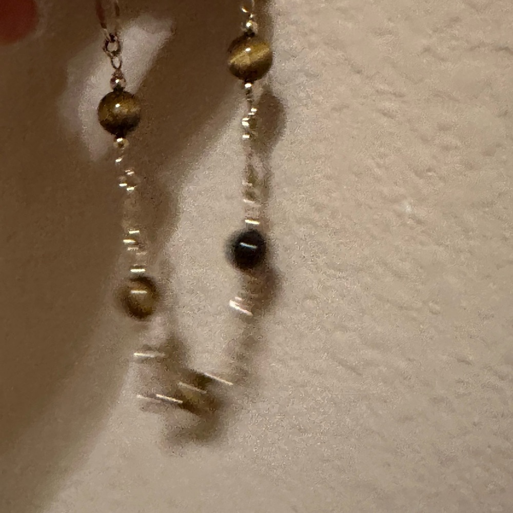 Tiger eye with 14 karat /120 GF - Picture 5 of 7
